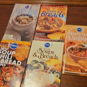 Vintage Cookbooks Colorful Collection
